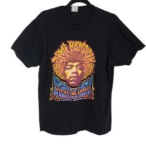 Pacific Jimi Hendrix Astoria Black Graphic Tee